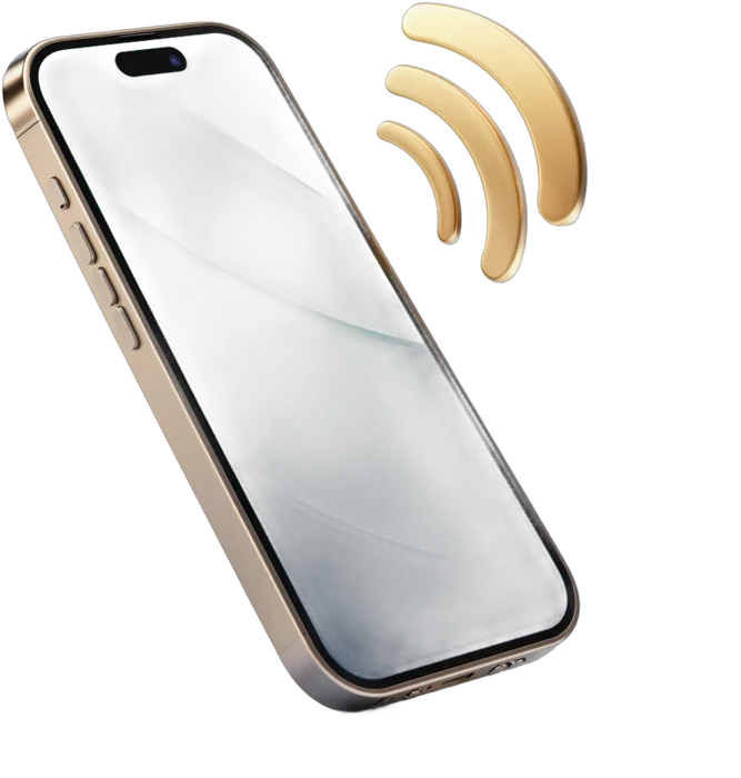Telefon-Symbol: Live-Anruf beim KI-Assistenten testen